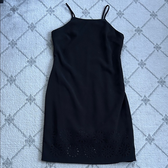 Banana Republic Dresses & Skirts - Banana Republic Black Laser Cut Floral Mini Dress